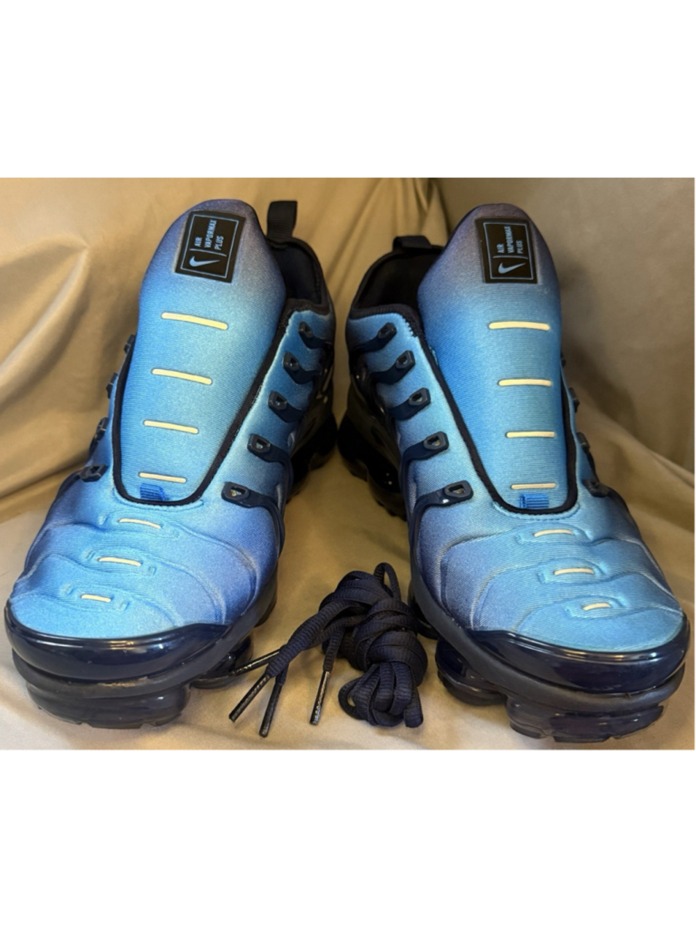 Size 9 - Nike Air VaporMax Plus “Photo Blue”Mens Sneakers Shoes 924453-401 CLEAN